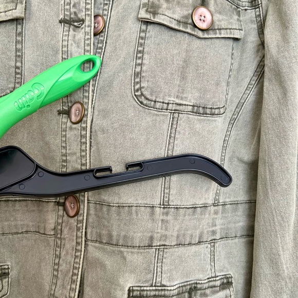 Faded Glory Olive Green Utility Jacket Women’s XL (16/18) - Picture 3 of 7